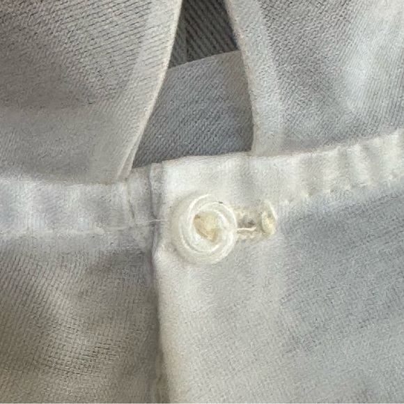 Vtg Handmade Sheer Girl Dress Delicate Details High Neck A Line See Measurements - Picture 7 of 7